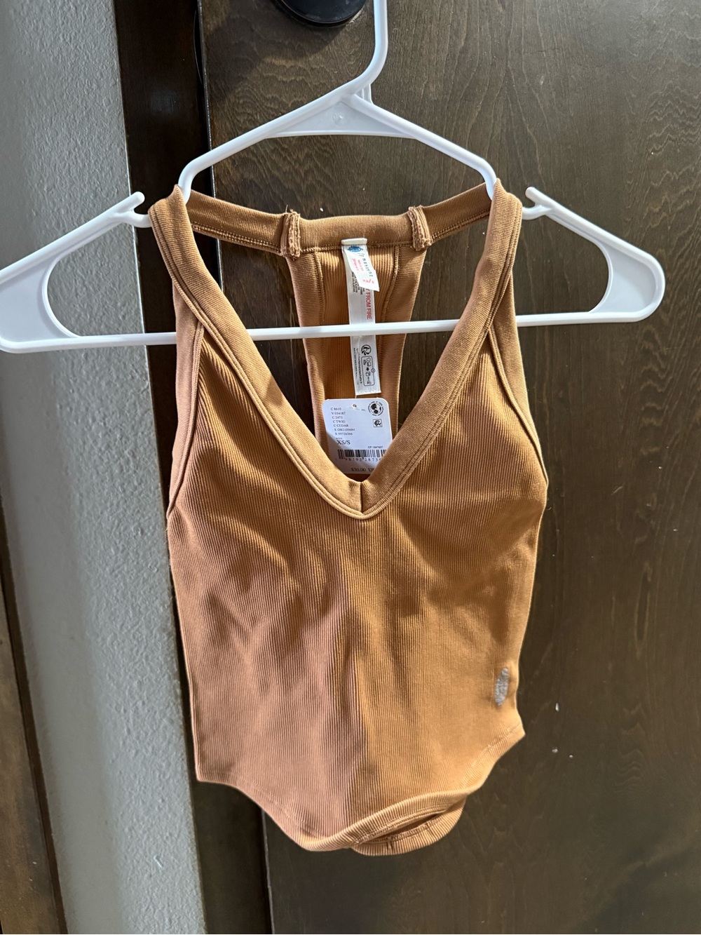 Free People Movement all Clear V-Neck Cami Racerback Tank NWT